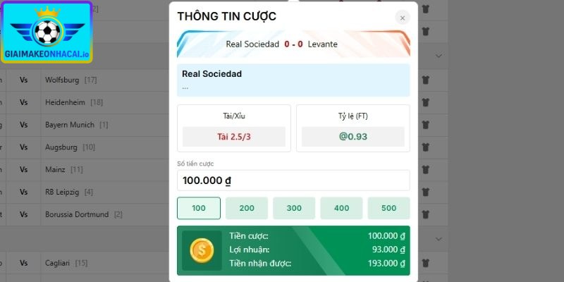 Cách tính thắng thua khi chọn xỉu